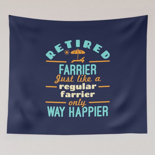 Item preview, Retired Farrier Blacksmith Retirement Funny Happier designed and sold by jaygo.