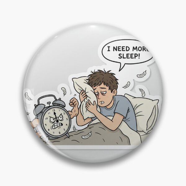 Item preview, Alarm Clock vs Sleepy Soul Battle designed and sold by seestickers.