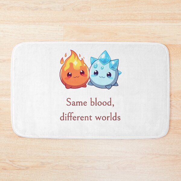 Item preview, Same Blood, Different World – Fire & Ice Spirit Twins designed and sold by Monzora.