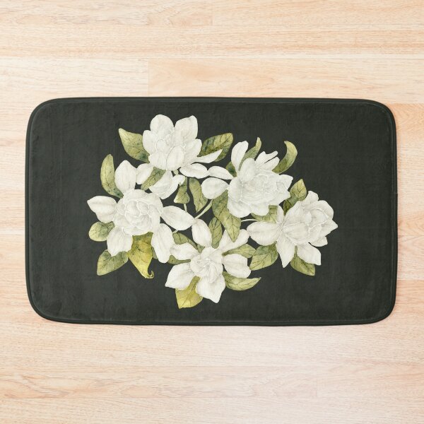Item preview, Fresh Gardenia Flowers in Watercolor designed and sold by andrebalest.art.