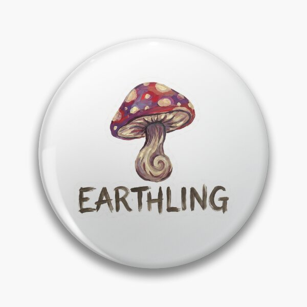 Item preview, Earthling Mushroom designed and sold by PrintsyNook.