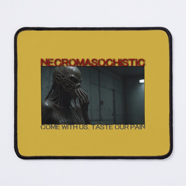 Item preview, necromasochistic. ORIGINAL HORROR ART MERCH designed and sold by Tabu Brand.