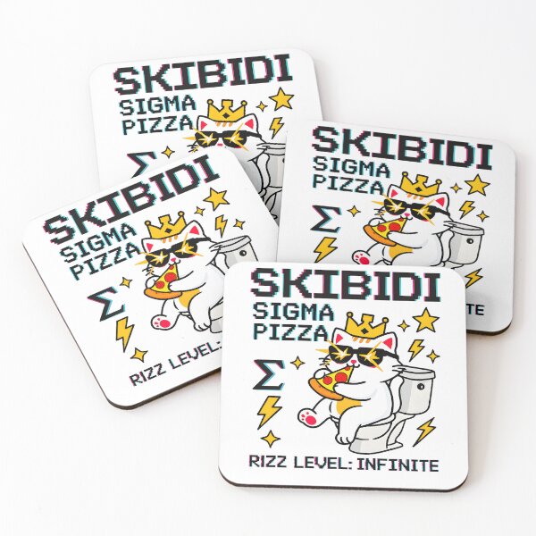 Item preview, Skibidi Sigma Pizza Cat on Throne designed and sold by AnnDesignStudio.