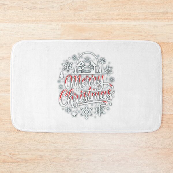 Item preview, Colorful Merry Christmas Typography – Festive Reindeer & Floral Holiday Design designed and sold by Sweet Dreams & Fantasia.
