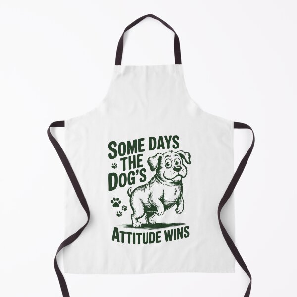 Item preview, Some Days The Dog’s Attitude Wins - Dog Mood Wins Again designed and sold by Jokerstyle.