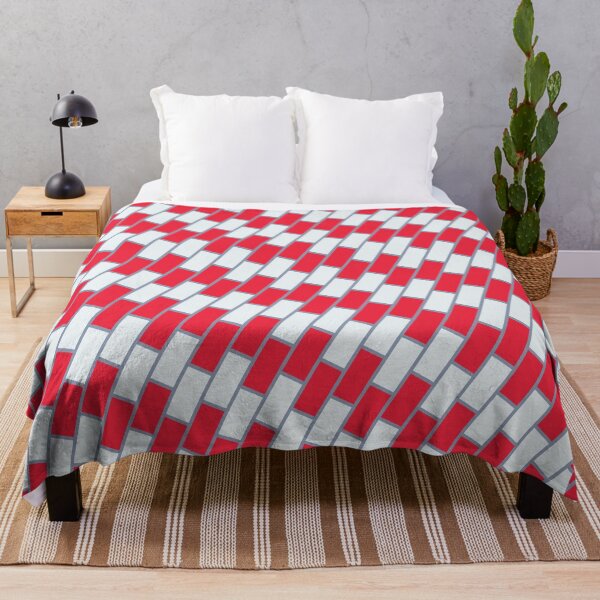 Item preview, Red Brick Wall Pattern-Subway tile Herringbone Red Abstract Geometric Pattern designed and sold by RoyalStarsPatts.
