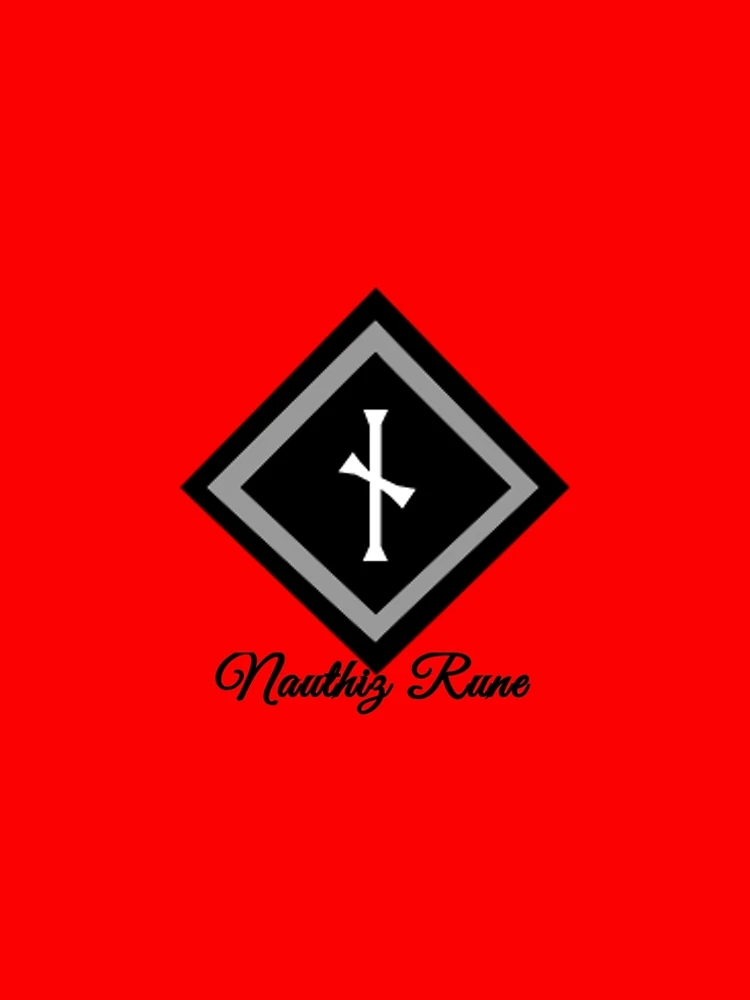 Thumbnail 5 von 5, A-Linien Kleid, Nauthiz Rune designt und verkauft von WindsofJupiter.