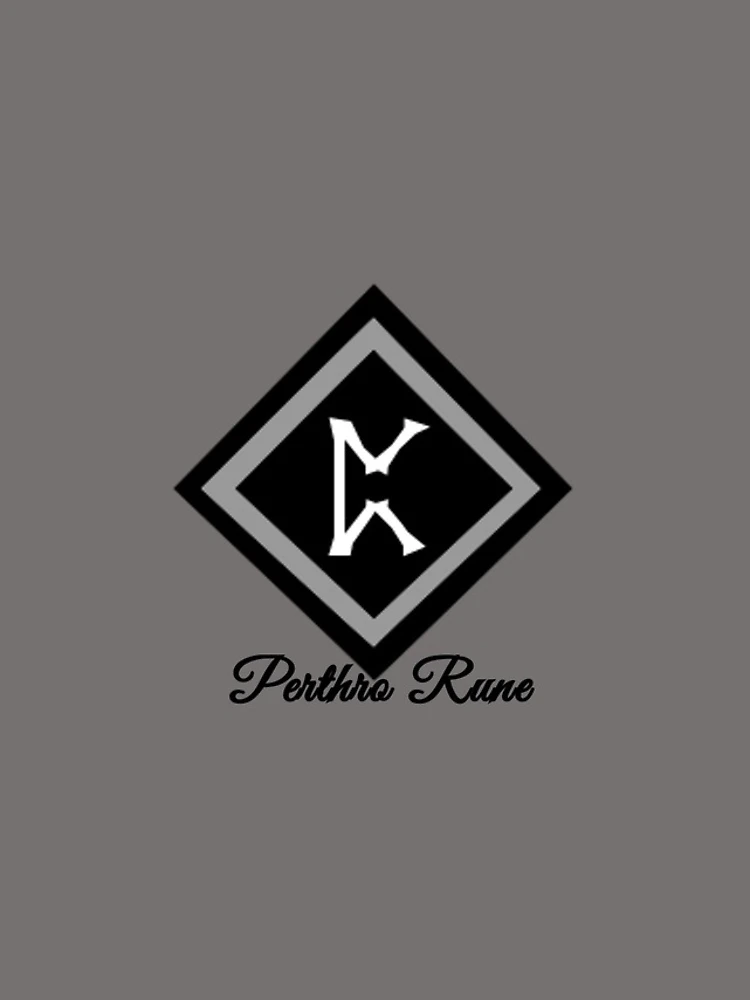 Aperçu 4 sur 4. Coque iPhone avec l'œuvre Perthro Rune créée et vendue par WindsofJupiter.