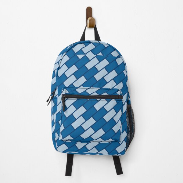 Item preview, Beautiful Blue Brick Wall Stripe - Crosshatch Cobblestone  Beautiful Abstract Geometric Pattern designed and sold by RoyalStarsPatts.