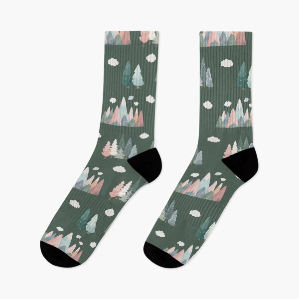 Item preview, Alpine Lullaby on Dark Green designed and sold by KSimpson838.