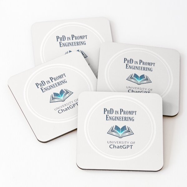 Item preview, PhD in Prompt Engineering. University of ChatGPT designed and sold by FitEnvy.