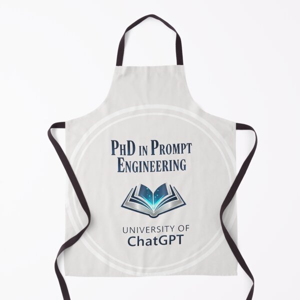 Item preview, PhD in Prompt Engineering. University of ChatGPT designed and sold by FitEnvy.