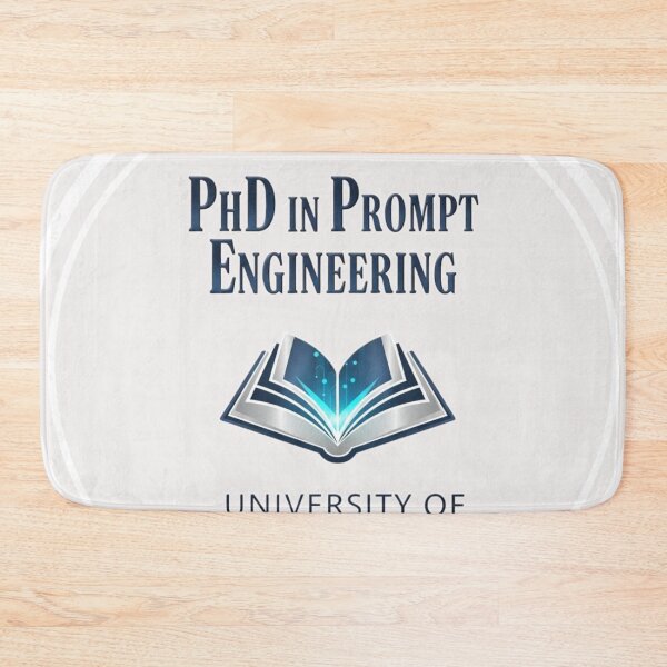 Item preview, PhD in Prompt Engineering. University of ChatGPT designed and sold by FitEnvy.