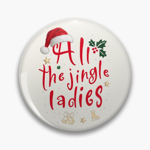 Item preview, All the jingle ladies winter cream Christmas design designed and sold by It's all about SHE.