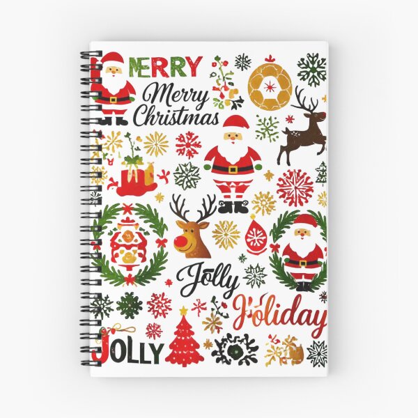 Item preview, Colorful Merry Christmas Typography – Festive Reindeer & Floral Holiday Design designed and sold by Sweet Dreams & Fantasia.
