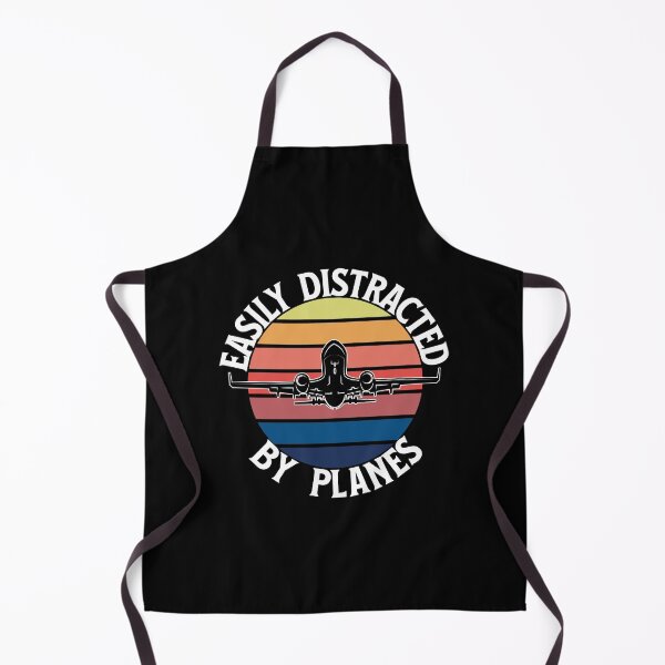 Item preview, Easily Distracted by Planes Retro Design designed and sold by My Cool Store.
