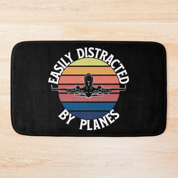 Item preview, Easily Distracted by Planes Retro Design designed and sold by My Cool Store.