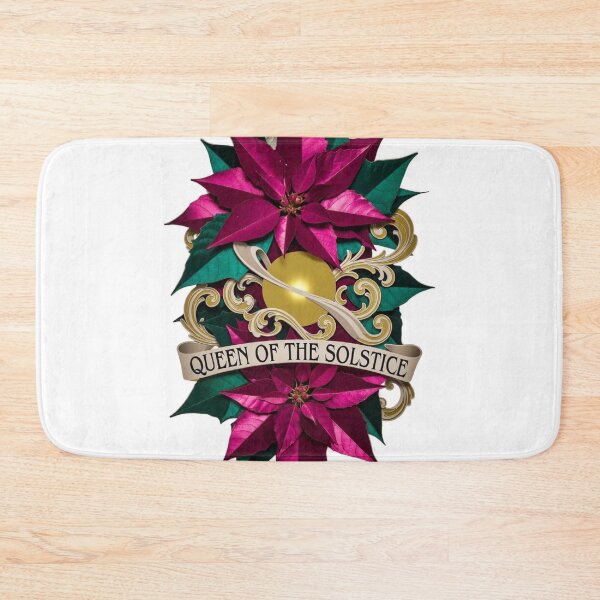 Item preview, Queen of the Solstice Poinsettia T-Shirt | Vibrant Scarlet & Emerald Floral Crown Graphic Tee designed and sold by YMLux.