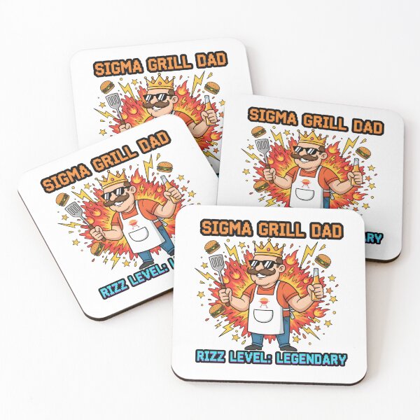 Item preview, Sigma Grill Dad Rizz Level Legendary designed and sold by AnnDesignStudio.