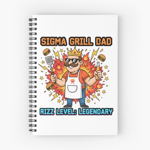 Item preview, Sigma Grill Dad Rizz Level Legendary designed and sold by AnnDesignStudio.