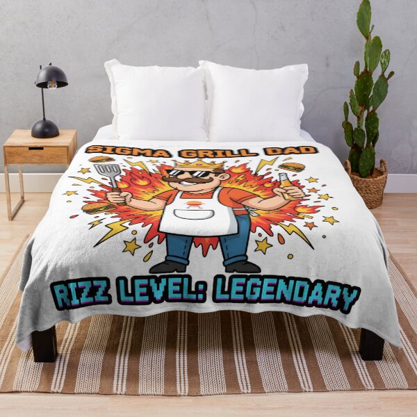 Item preview, Sigma Grill Dad Rizz Level Legendary designed and sold by AnnDesignStudio.