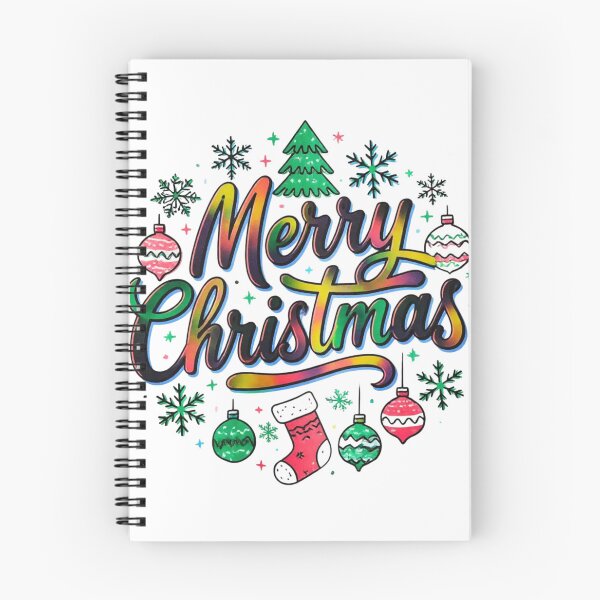 Item preview, Colorful Merry Christmas Typography – Festive Reindeer & Floral Holiday Design designed and sold by Sweet Dreams & Fantasia.