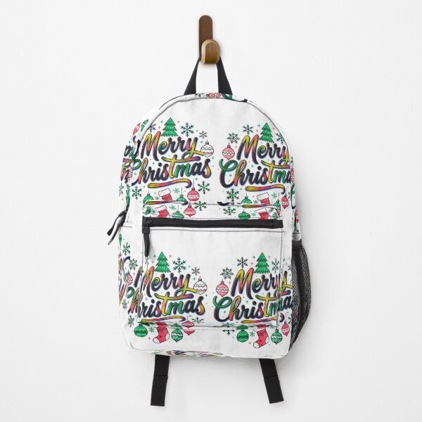 Item preview, Colorful Merry Christmas Typography – Festive Reindeer & Floral Holiday Design designed and sold by Sweet Dreams & Fantasia.