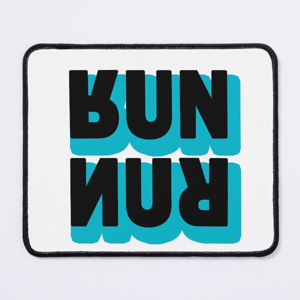 Item preview, Modern Blue Shadow Run Typography designed and sold by capricedefille.