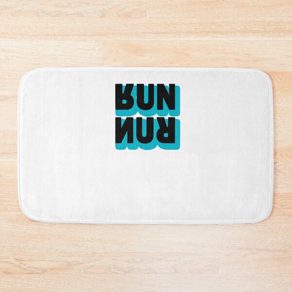 Item preview, Modern Blue Shadow Run Typography designed and sold by capricedefille.