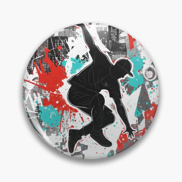 Item preview, Breakbeat Graffiti Silhouette designed and sold by Krfto.
