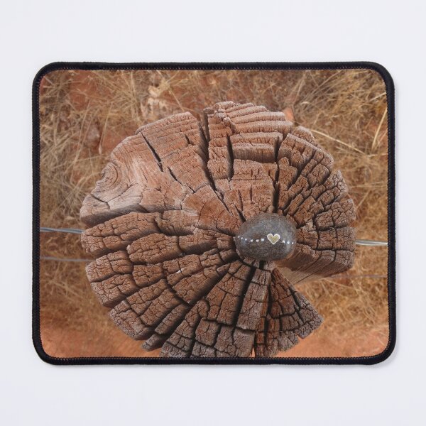 Item preview, Painted Heart on Weathered Post designed and sold by Maxiverse.