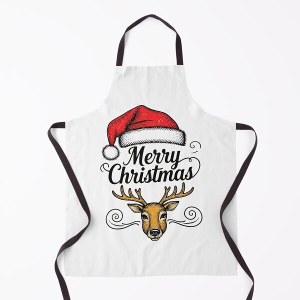 Item preview, Colorful Merry Christmas Typography – Festive Reindeer & Floral Holiday Design designed and sold by Sweet Dreams & Fantasia.