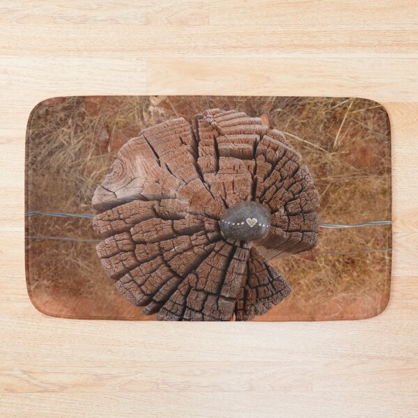 Item preview, Painted Heart on Weathered Post designed and sold by Maxiverse.