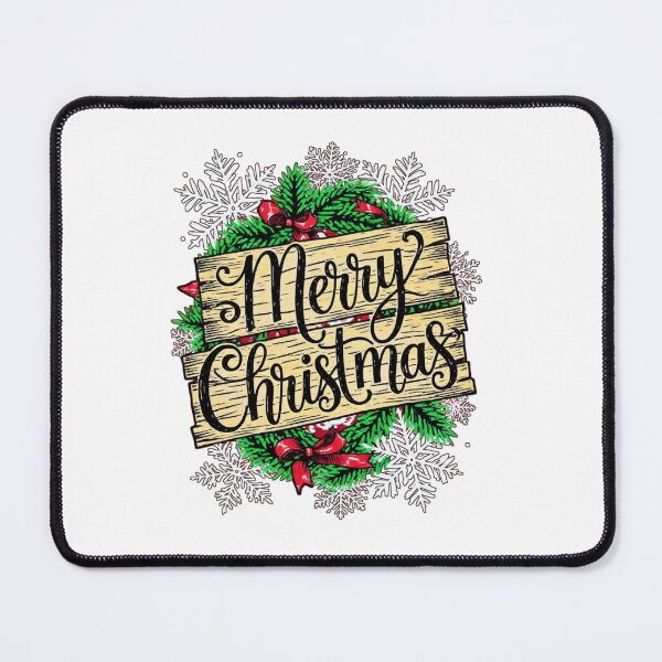Item preview, Colorful Merry Christmas Typography – Festive Reindeer & Floral Holiday Design designed and sold by Sweet Dreams & Fantasia.