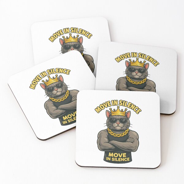 Item preview, Move in Silence King Cat Art designed and sold by Pixostick.