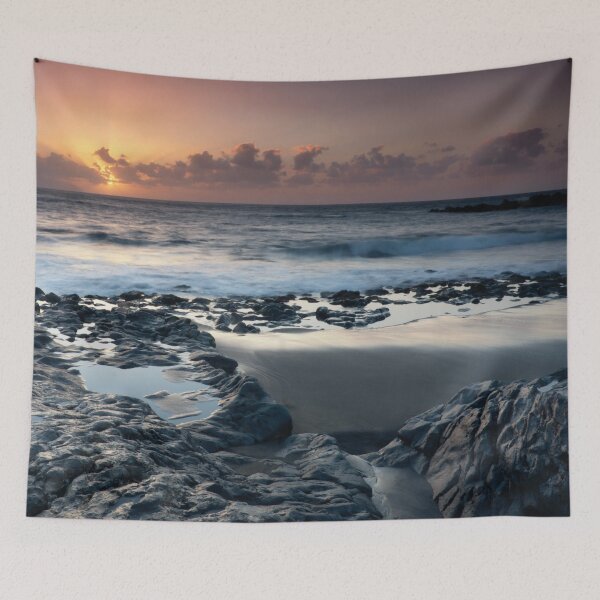 Item preview, Lava Rocks on the Beach at Sunset, Tenerife, Spain designed and sold by Kasia Design.