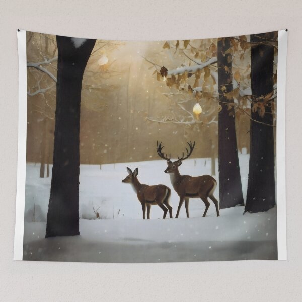 Item preview, Peaceful Winter Forest designed and sold by PrintBLAIDE.