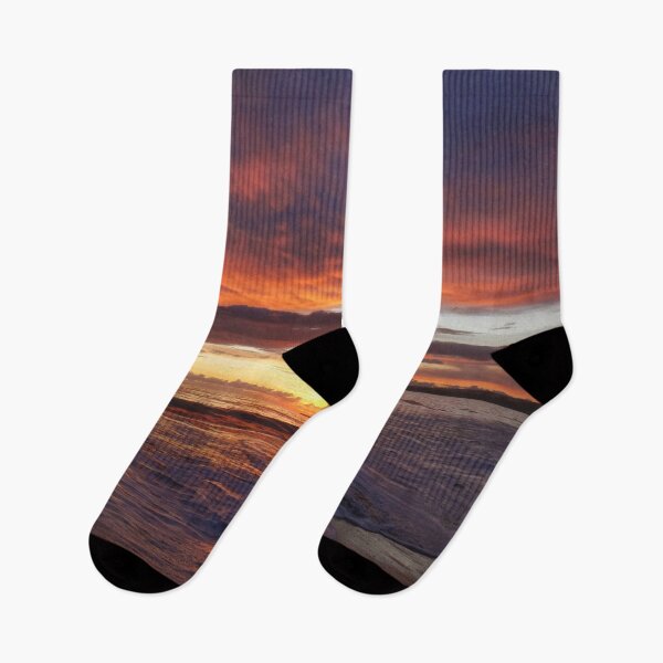 Item preview, Fiery Sunset Over the Ocean designed and sold by Maxiverse.