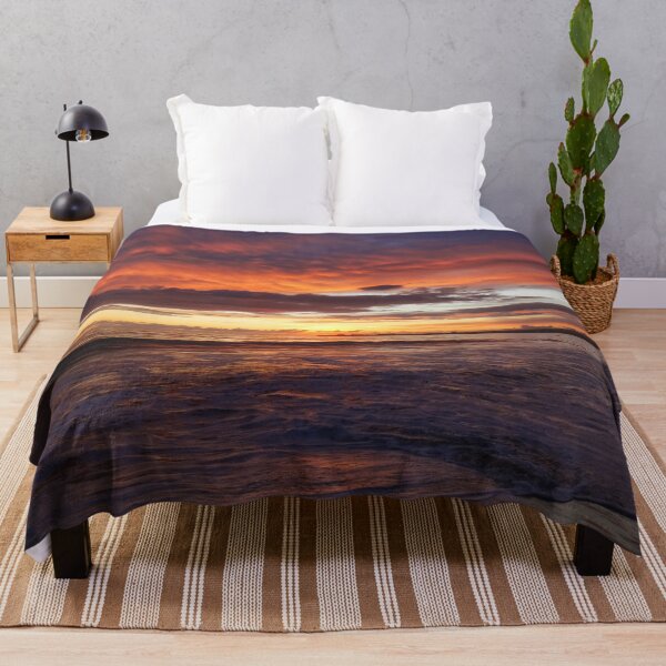 Item preview, Fiery Sunset Over the Ocean designed and sold by Maxiverse.