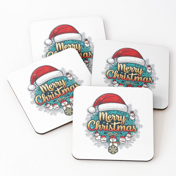 Item preview, Colorful Merry Christmas Typography – Festive Reindeer & Floral Holiday Design designed and sold by Sweet Dreams & Fantasia.