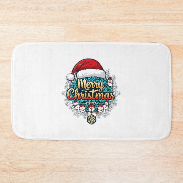 Item preview, Colorful Merry Christmas Typography – Festive Reindeer & Floral Holiday Design designed and sold by Sweet Dreams & Fantasia.