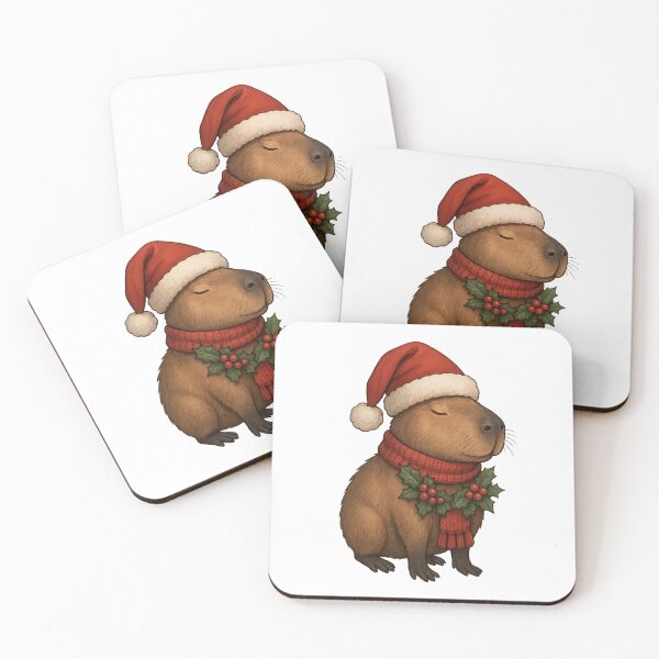 Item preview, Capybara Merry Christmas - Capy Christmas 4 designed and sold by ByGio.