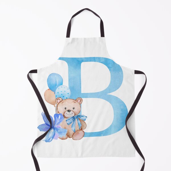 Item preview, baby boy inital b-cute teddy bear nursery letter art designed and sold by NUREYY STUDİO.