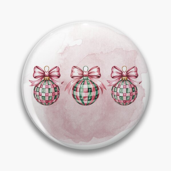 Item preview, Plaid Ornaments with Bows – Christmas Illustration designed and sold by iamKRUK.