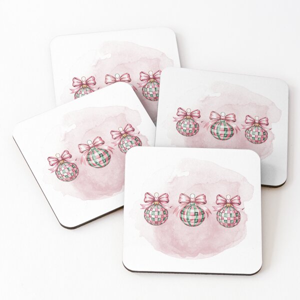 Item preview, Plaid Ornaments with Bows – Christmas Illustration designed and sold by iamKRUK.
