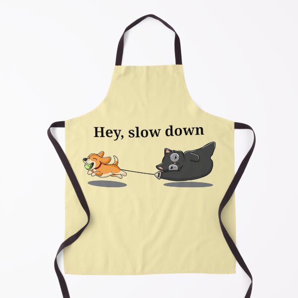 Item preview, Not Again — Dog Dragging an Unhappy Cat designed and sold by BlackCat Vibe.