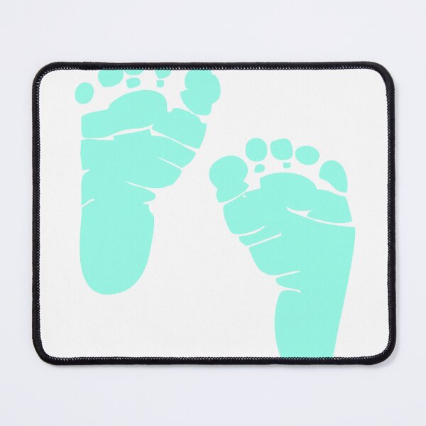 Item preview, Mint Green Baby Feet – Cute Minimalist Newborn Design designed and sold by Bure-NS.