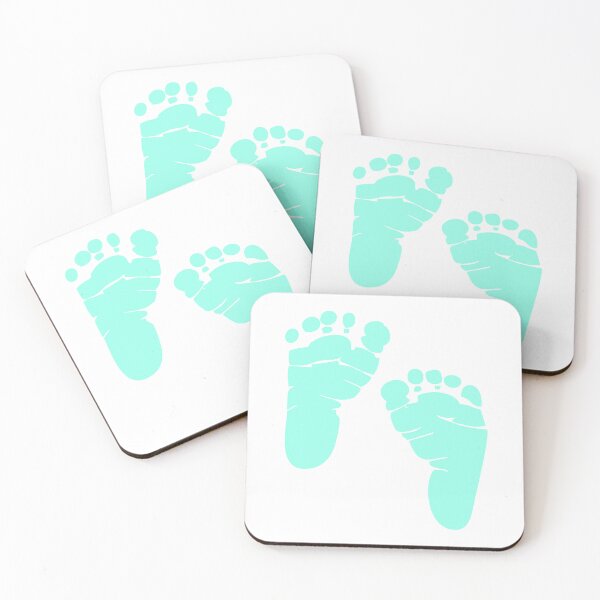 Item preview, Mint Green Baby Feet – Cute Minimalist Newborn Design designed and sold by Bure-NS.