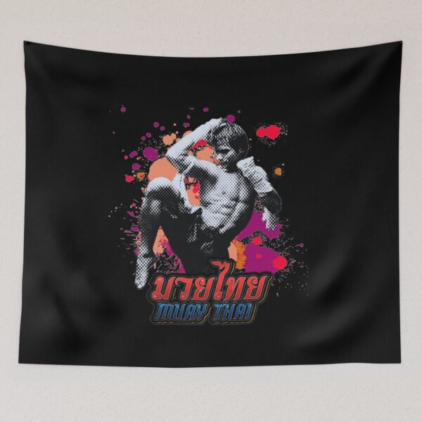 Item preview, MUAY THAI SPLASH – Combat Spirit in Motion designed and sold by Wawan35200.