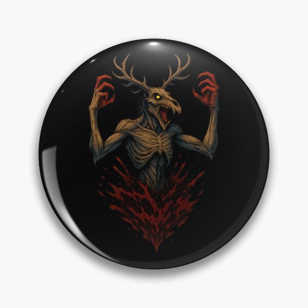Item preview, Wendigo Ascends – Bloodborn Forest Horror Illustration designed and sold by Altered Array, LLC.